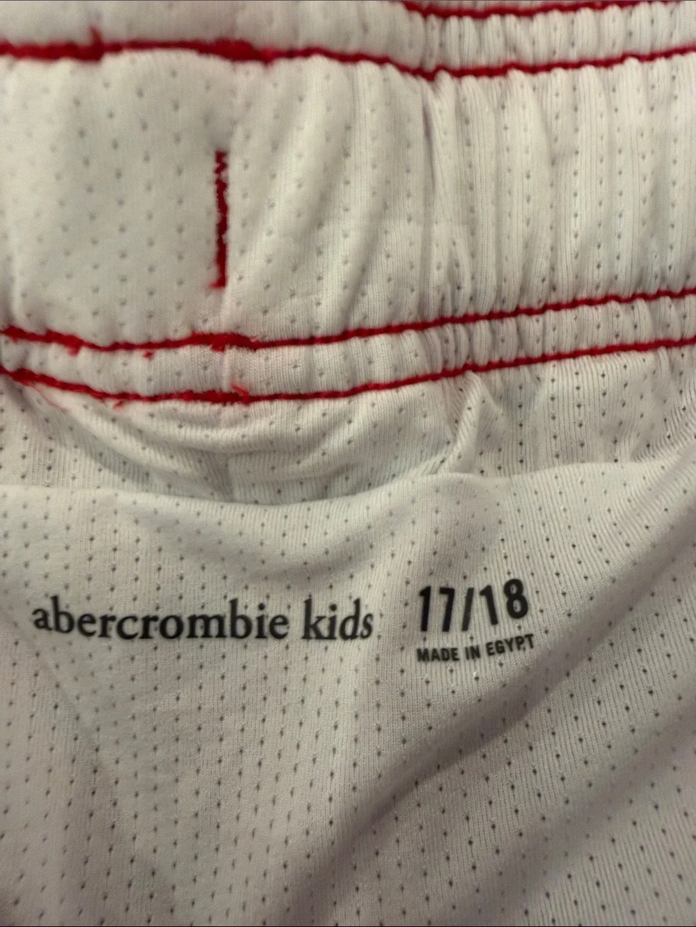 Abercrombie Kids Red Fish Print Swim Shorts